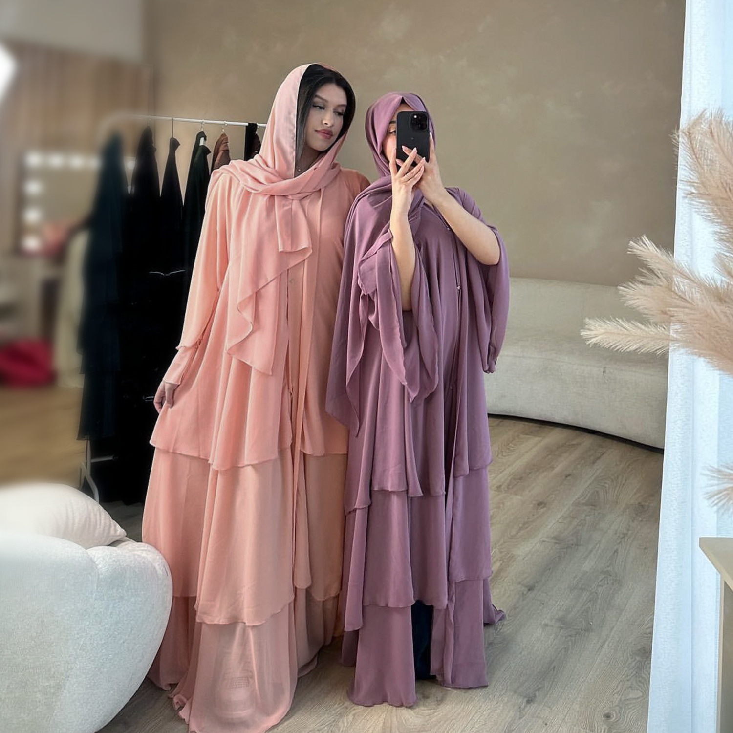 Dubai Middle East Turkey Dubai Exquisite Elegant Cardigan Robe